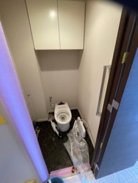 泡で洗うだけでなく除菌・脱臭まで全自動のタンクレストイレ　川崎市中原区K様邸